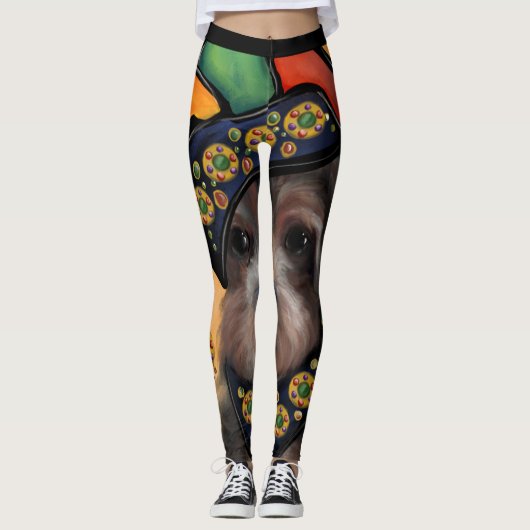 YORKIE POO LEGGINGS (Voorkant)