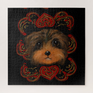 YORKIE POO LEGPUZZEL