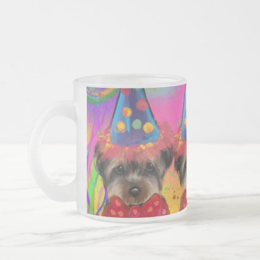 Yorkie Poo Matglas Koffiemok (Links)