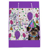 Yorkie Poo Medium Cadeauzakje (Achterkant)