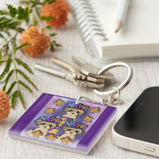 YORKIE POO SLEUTELHANGER (Voorkant Rechts)