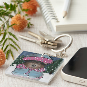 Yorkie Poo Sleutelhanger