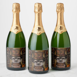 Yorkie Poo Sparkling Wijnetiket