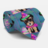 Yorkie Poo Stropdas (Opgerold)