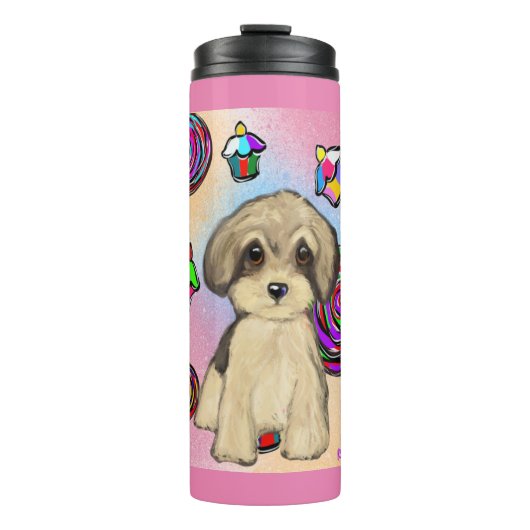 Yorkie Poo Thermosbeker (Voorkant)