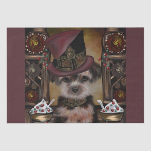 Yorkie Poo Tissuepapier (Voorkant)