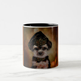 Yorkie Poo Tweekleurige Koffiemok
