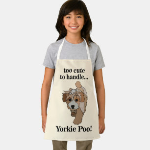 Yorkie Poo Yorkipoo Cute Hond Kinderen Schort