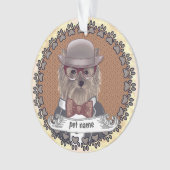 Yorkie portant des lunettes (devant)