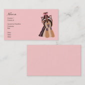 Yorkie Portrait Visitekaartje (Voorkant / Achterkant)