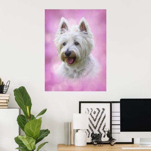 Yorkie Poster (Thuiskantoor)