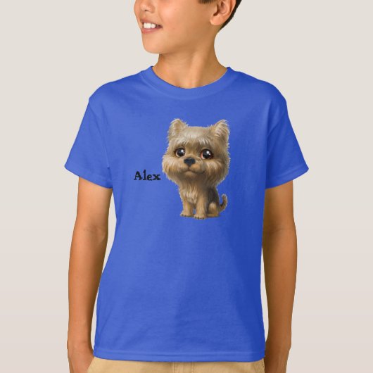 Yorkie Pup Custom T-shirt (Voorkant)