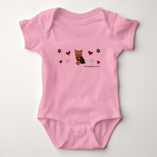 yorkie romper (Voorkant)