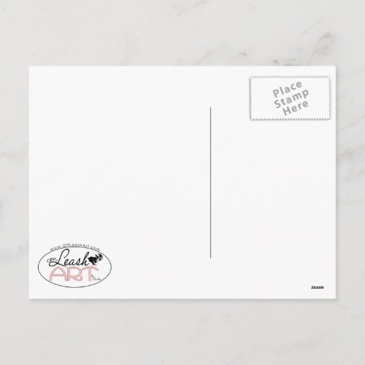 Yorkie Scarf Happy Howl-i-days Feestdagenkaart (Achterkant)