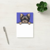 Yorkie Schattige Peeking Yorkshire Terrier Hondenl Post-it® Notes (Kantoor)