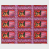 Yorkie Shopper Cadeaupapier (Vlak)