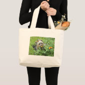 Yorkie Shopping Bag Grote Tote Bag (Voorkant (product))