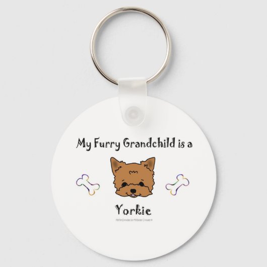 Yorkie Sleutelhanger (Voorkant)