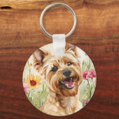 Yorkie Sleutelhanger - Schattigee Waterverf Dog Ar (Achterkant)