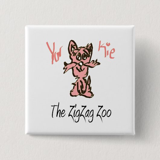 YorKie Square Button (Voorkant)