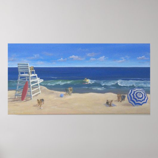 Yorkie Tails Poster (Voorkant)