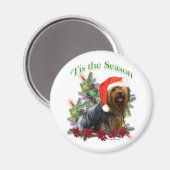 Yorkie 'Tis the Season Magnet (Recto/Verso)
