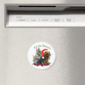 Yorkie 'Tis the Season Magnet (In Situ (Lave-vaisselle))