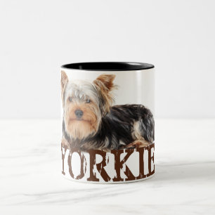 Yorkie Tweekleurige Koffiemok