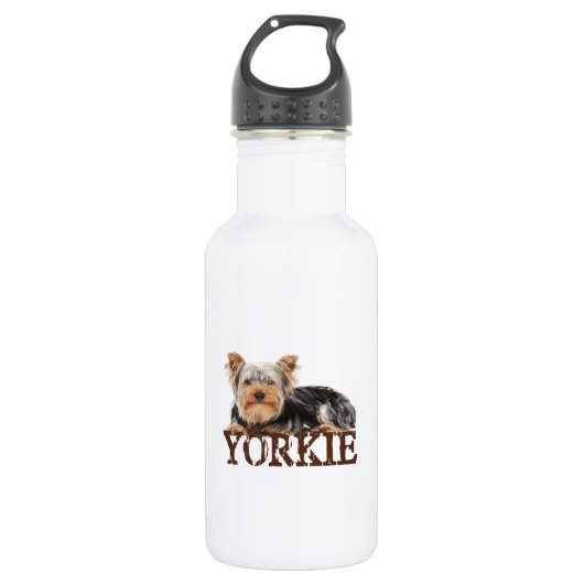 Yorkie Waterfles (Voorkant)
