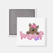 Yorkie Woof Magneet (Voorkant / Achterkant)