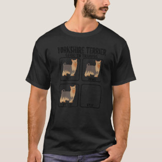 Yorkie Yorkshire shier-gids voor hondentraining yo T-shirt