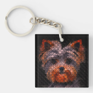 Yorkie, Yorkshire Terrier, Pup Sleutelhanger