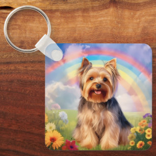 Yorkie Yorkshire Terrier Rainbow Bridge Memorial Sleutelhanger