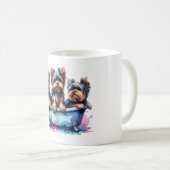 Yorkies Bain Mugs (Devant droit)