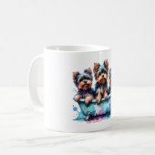 Yorkies Bain Mugs (Devant gauche)