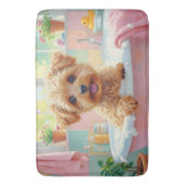 Yorkipoo bad decor badmat (Voorkant Verticaal)