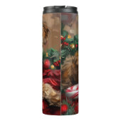 Yorkipoo Hond Kerstfeest Thermosbeker (Achterkant)