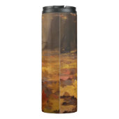 Yorkipoo in de herfst laat Herfst inspireren Thermosbeker (Achterkant)