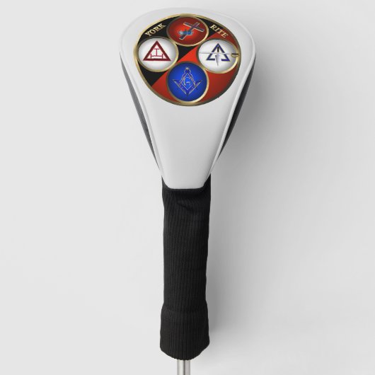 Yorkrite mason golfheadcover (Voorkant)