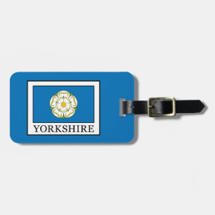 Yorkshire County England Bagagelabel