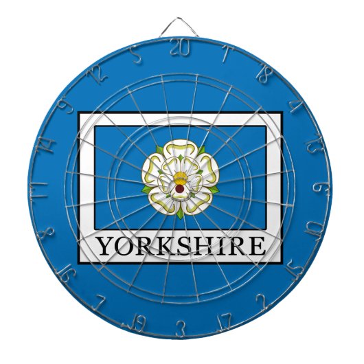 Yorkshire County England Dartbord (Voorkant)