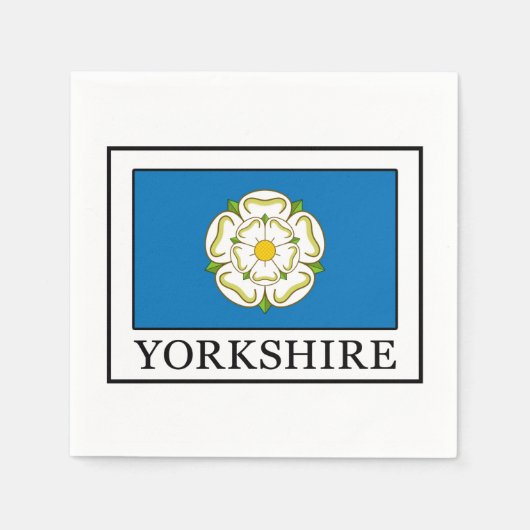 Yorkshire County England Servet (Voorkant)