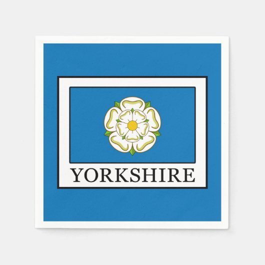 Yorkshire County England Servet (Voorkant)