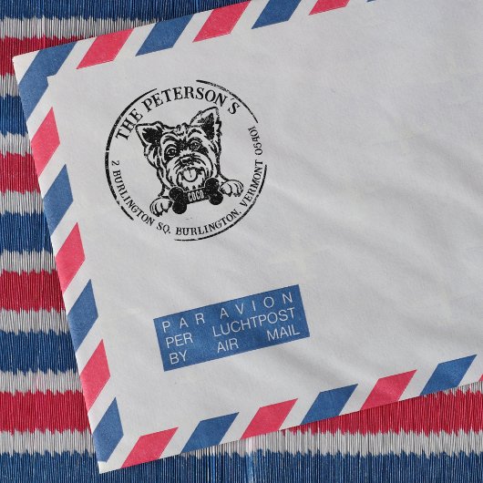 Yorkshire Custom Family Return-adres Rubberstempel