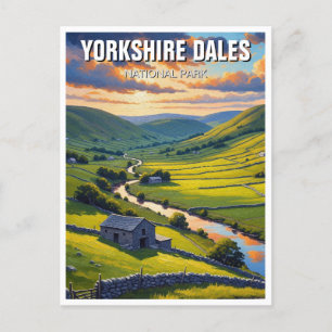 Yorkshire Dales Nationaal Park Engeland Reizen Briefkaart