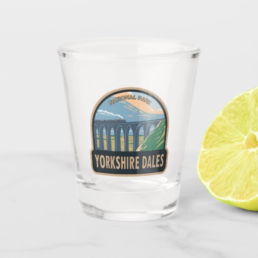 Yorkshire Dales National Park England Shot Glas (Voorkant)
