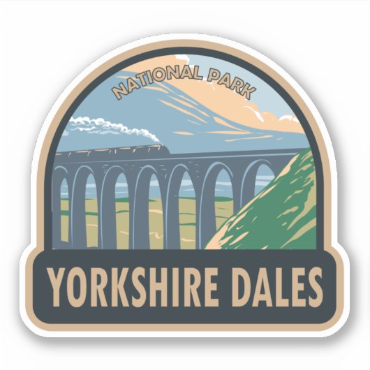 Yorkshire Dales National Park England  Sticker (Voorkant)