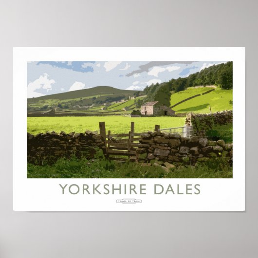 Yorkshire Dales Railway Poster (Voorkant)