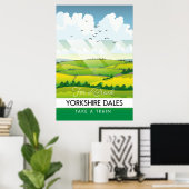Yorkshire Dales-reisposter. Poster (Thuiskantoor)
