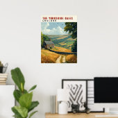 Yorkshire Dales wandelroutes Poster (Thuiskantoor)